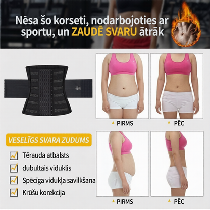 Vidukļa Korsete ar Saunas Efektu